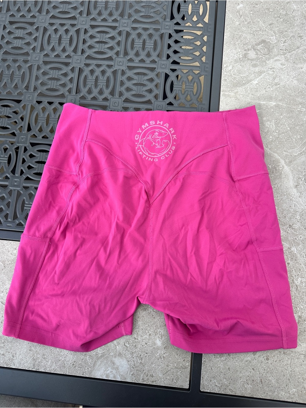 Gymshark Hot Pink High-Rise Bike Shorts